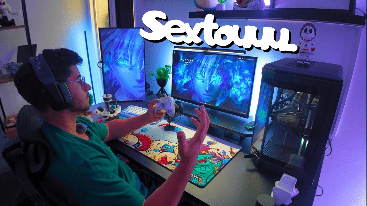 Sexta &agrave; noite de um gamer que trabalha (Jogatina e rol&ecirc;zinho) - Vlog Gamer