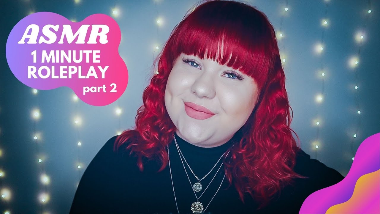 ASMR | 1 MIN ROLEPLAY PART 2 💥 10 lyhyttä roleplaytä: Kierros joulumarkkinoilla & nopeita ääniä 💥