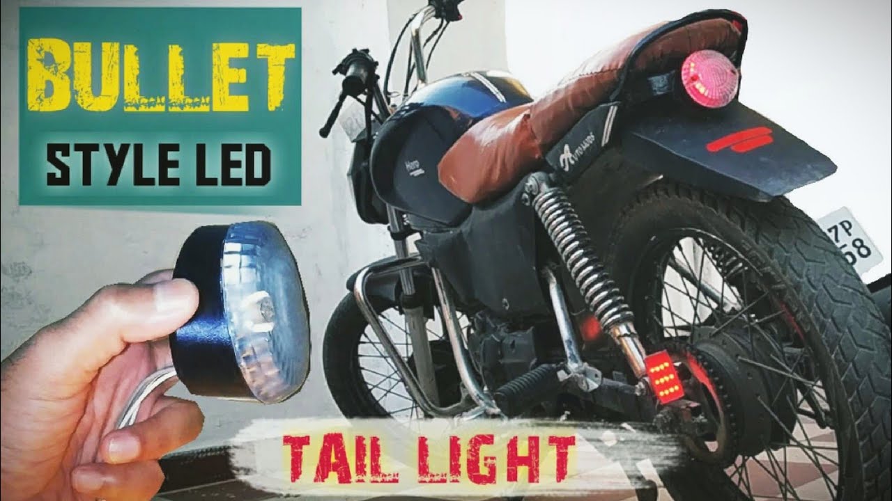 How to make Bullet style Tail Light [Easy Installation]