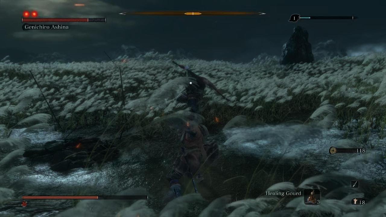 Sekiro - Defeating Genichiro at the beginning of the game