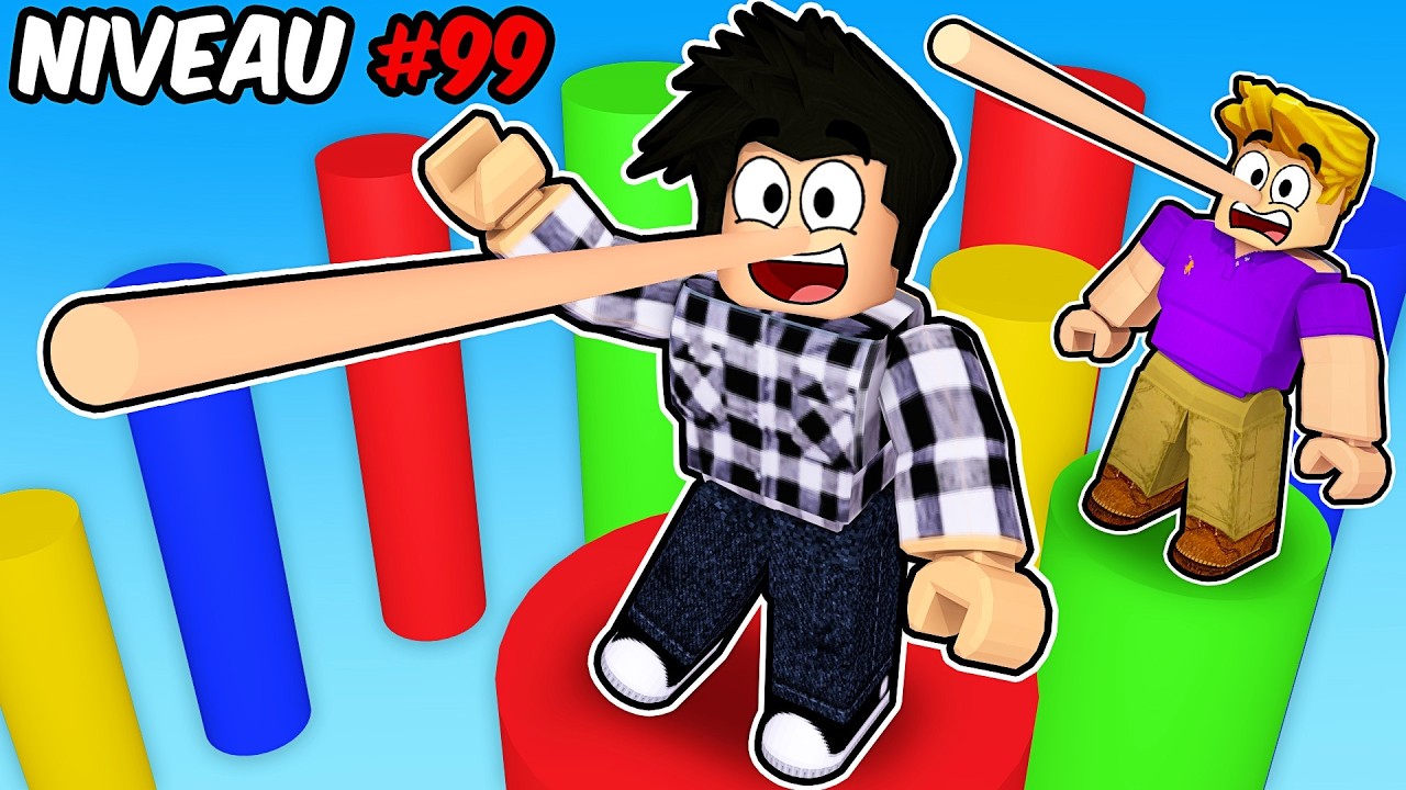 Roblox OBBY mais j'ai un LONG NEZ..