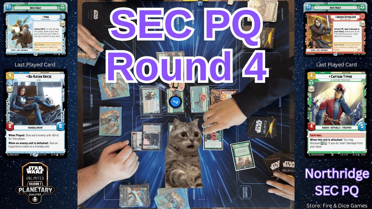 Yoda Data Vault vs TWI Anakin Data Vault | Swiss Rd 4 | Northridge SEC PQ | Star Wars Unlimited