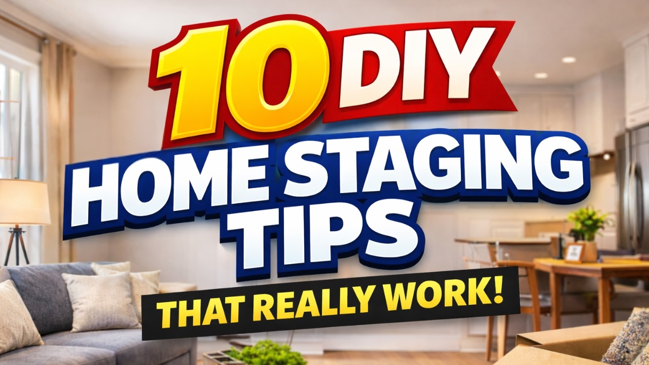 10 DIY Staging Tricks That Help Homes Sell Faster 🏡✨
