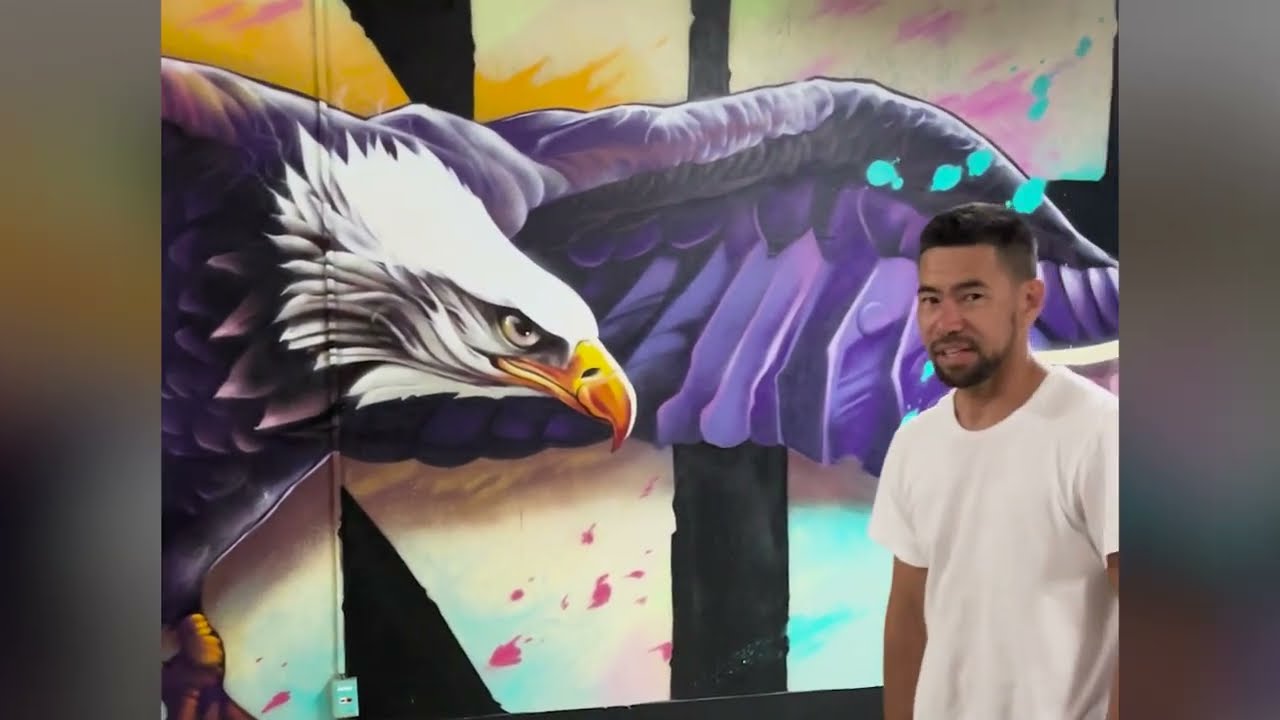 From being arrested for graffiti to painting the Sheriff's office with graffiti
