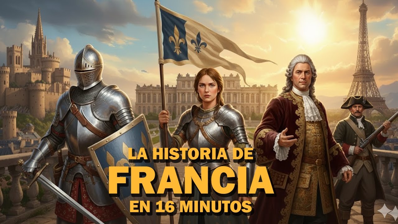 ✅ La historia de FRANCIA en 16 minutos | Resumen rápido y fácil