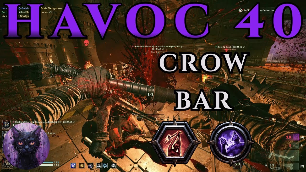 Hive Scum - Crowbar & Dual Stub Pistols | Havoc 40 Gameplay | Consignment Yard | Darktide