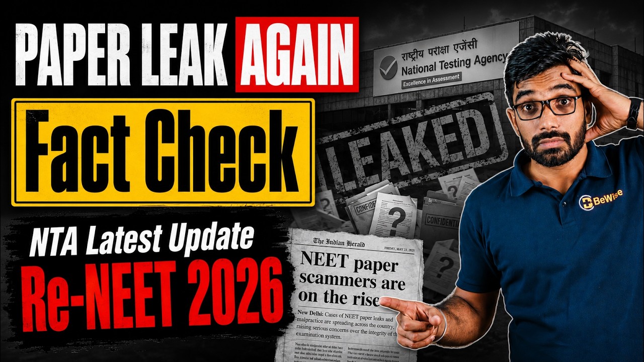 🤔 ReNEET 2026 Paper Leak Truth or Rumor?| Admit Card Download Issue | NTA Notice | Sunil Nain Sir