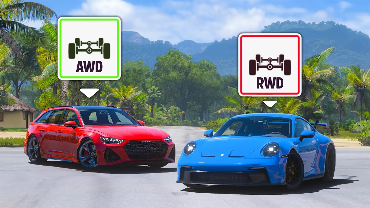 Which Drivetrain Is The BEST In Forza? (ft. Gtoofast)