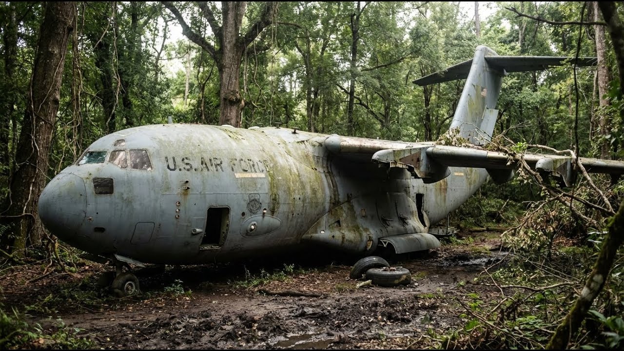 Abandoned Boeing C-17 Found in the Forest — Full ASMR Restoration Step by Step