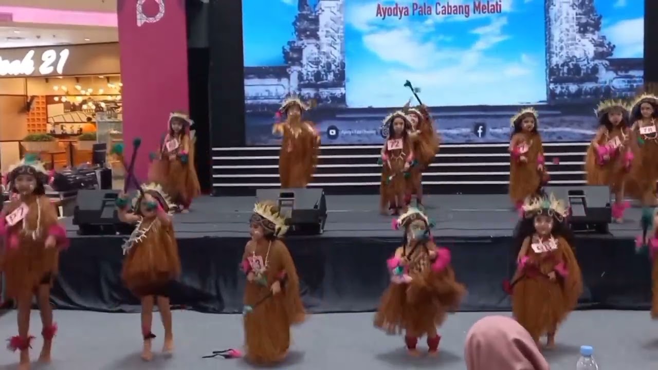 Ujian Kenaikan Tingkat Tari Kreasi Papua 