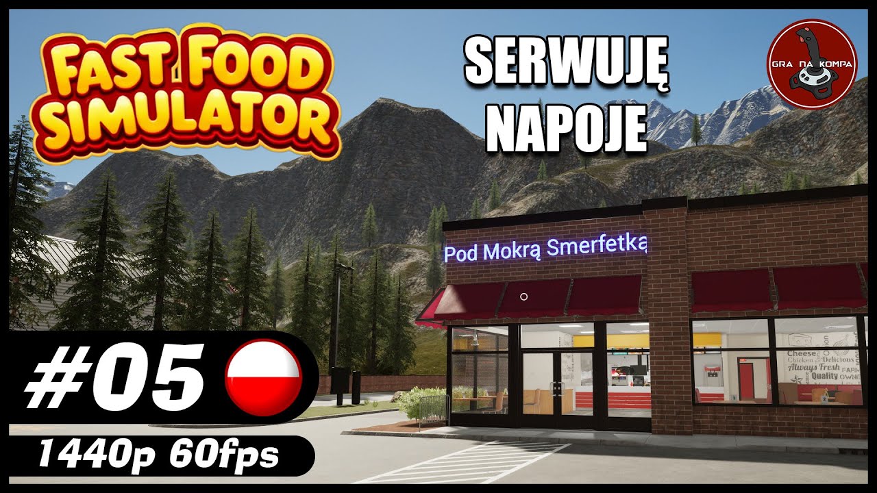 Serwuję napoje || #5 || Fast Food Simulator gameplay PL