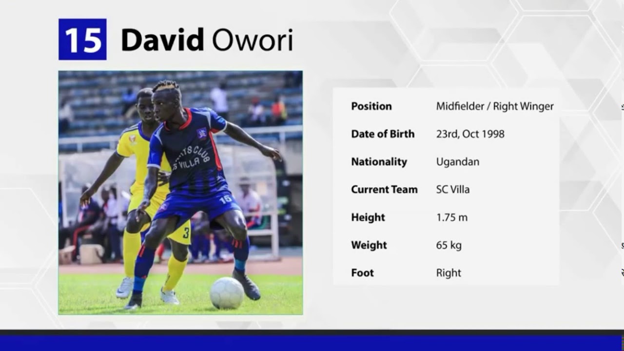 David Owori skills