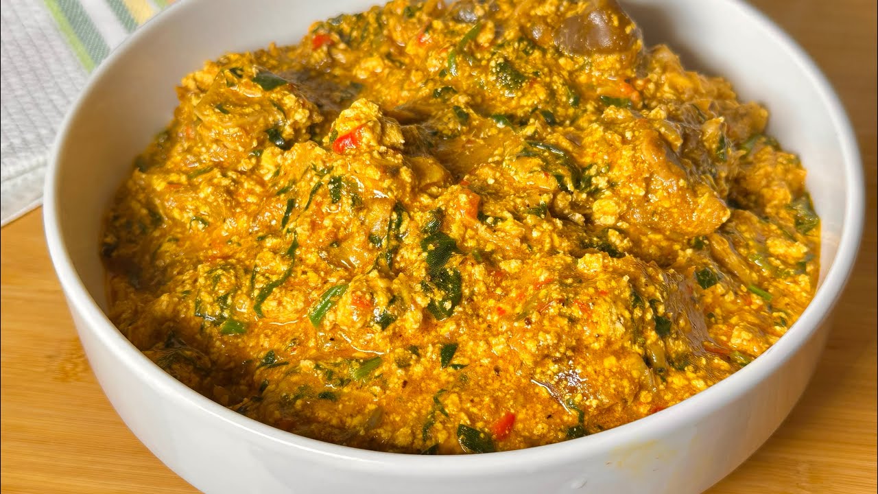 Learn How To Cook Egusi Soup With Ogbono