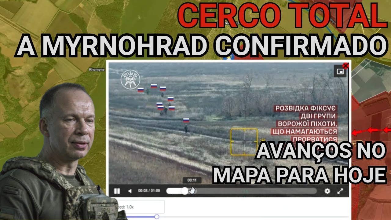OFENSIVA ACELERA | VILAS VIDRADNE e TIKHE CAÍRAM | ANÁLISE GEOP 23/11/2025