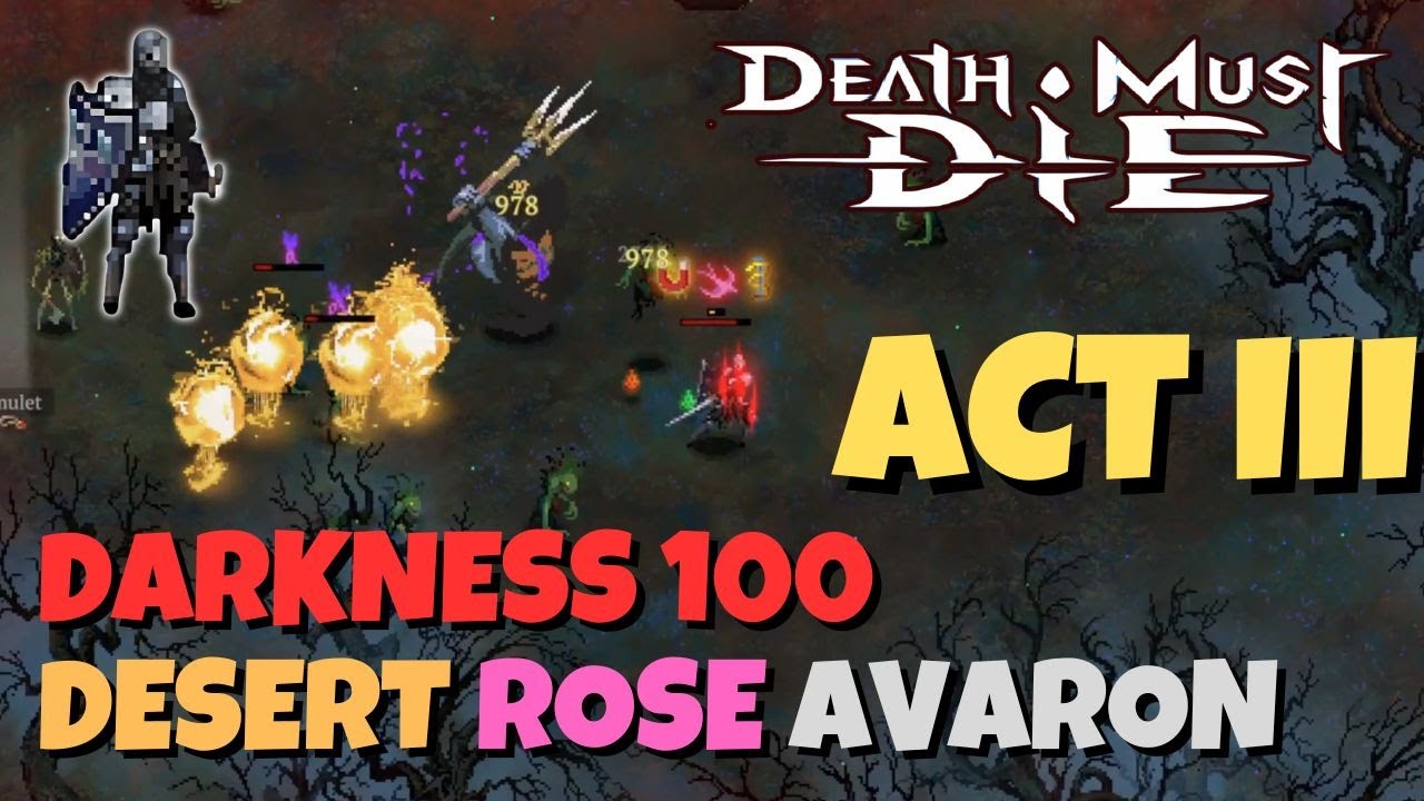 Desert Rose Avaron Darkness 100 Build Guide | Death Must Die