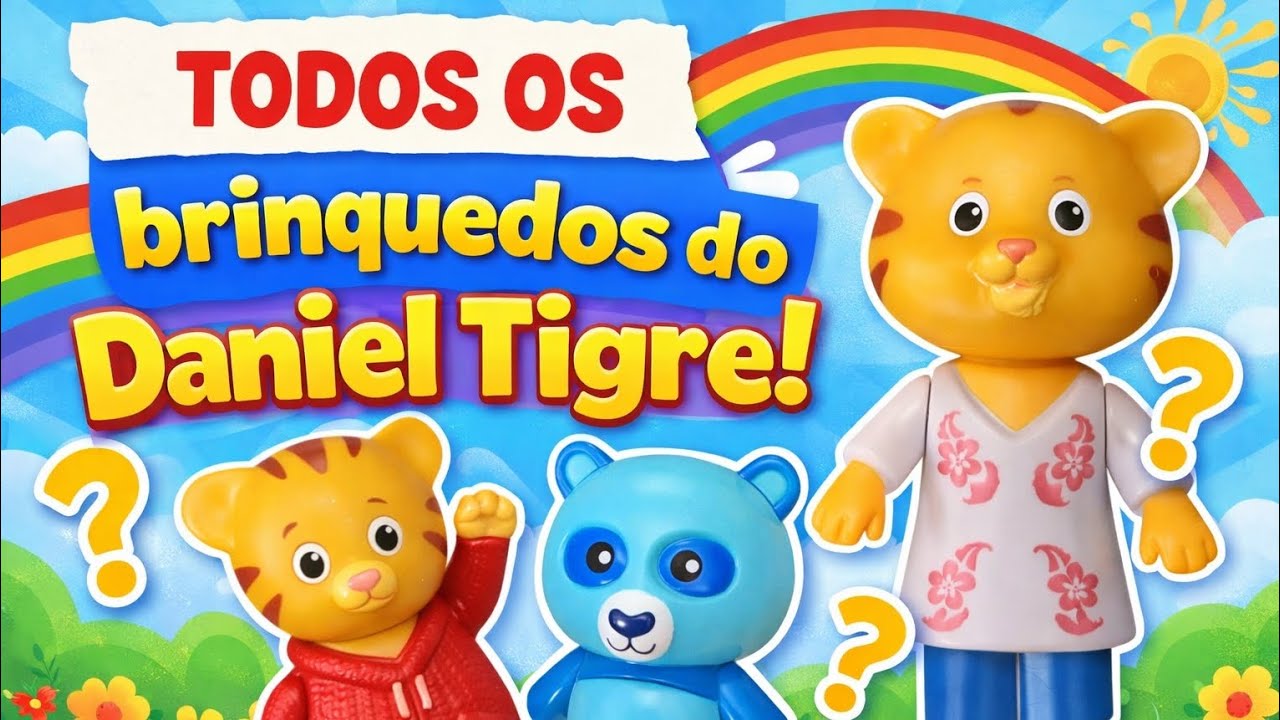 💙 Brincando com TODOS os Personagens do Daniel Tigre!