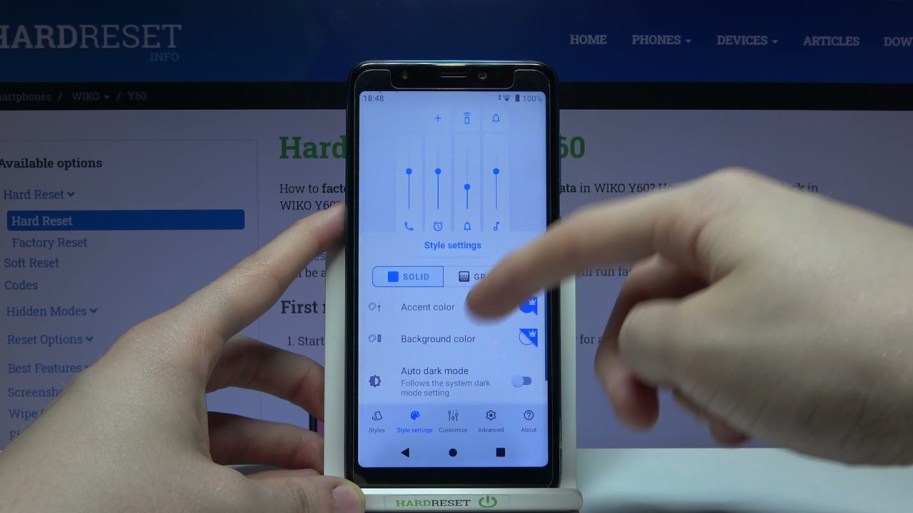 How to Adjust Volume Panels on WIKO Y60 &ndash; Install Volume Styles App