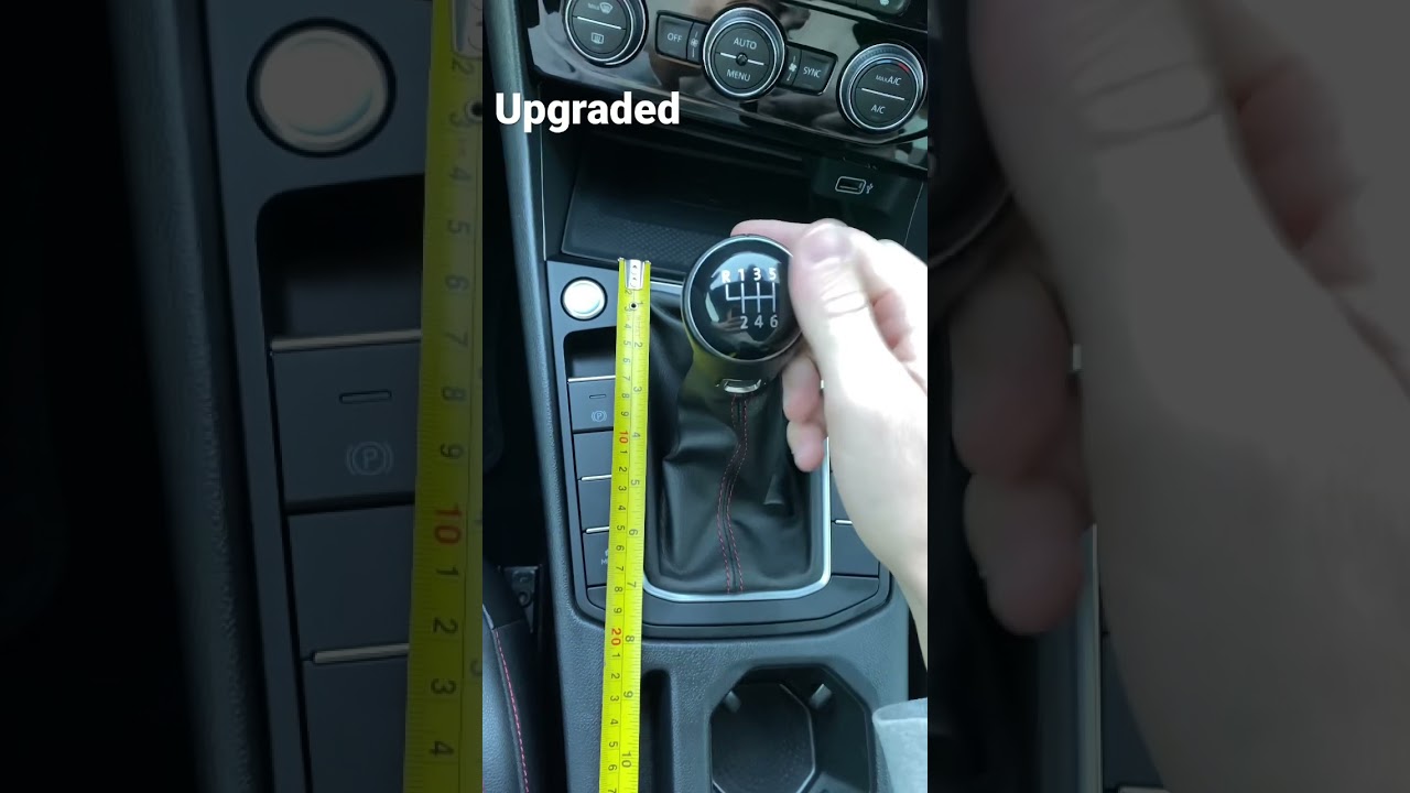MK7 GLI DIESELGEEK Sigma 6 short shifter (Before & After)