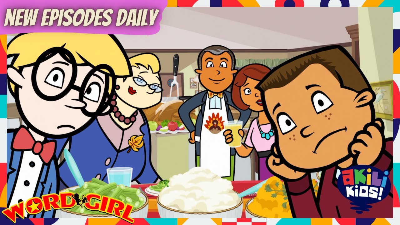WordGirl | What Are You Thankful For? | Akili Kids!
