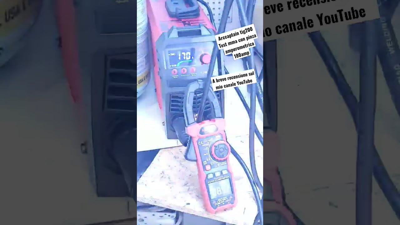 arccaptain tig 200 test mma elettrodo #welding #mma #metal #amazon #saldatura #bricolage #faidate
