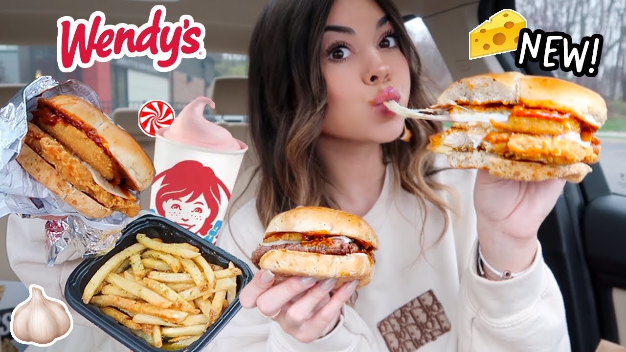 Wendy’s New GARLIC FRIES, MOZZ SANDWICHES & PEPPERMINT FROSTY!