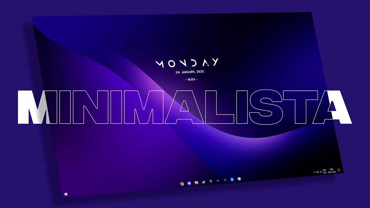 COMO DEIXAR O SEU DESKTOP BONITO E MINIMALISTA (2025)