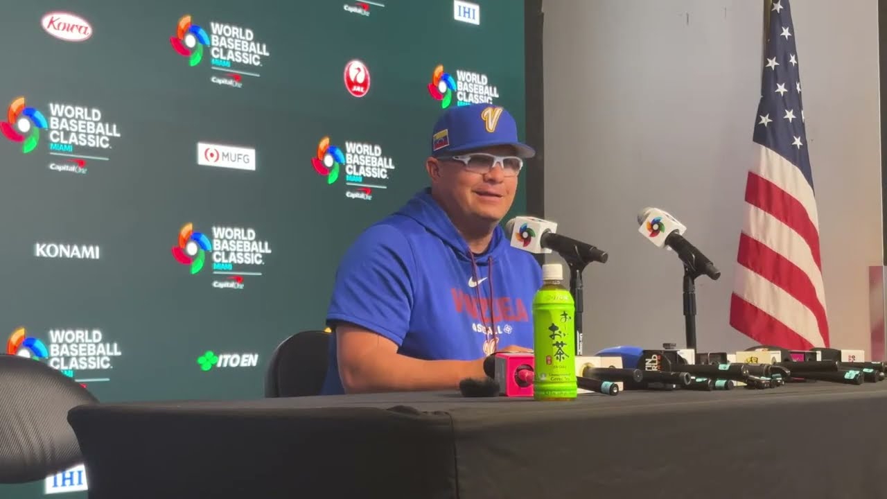 Rueda de prensa Omar López, Venezuela WBC 2026