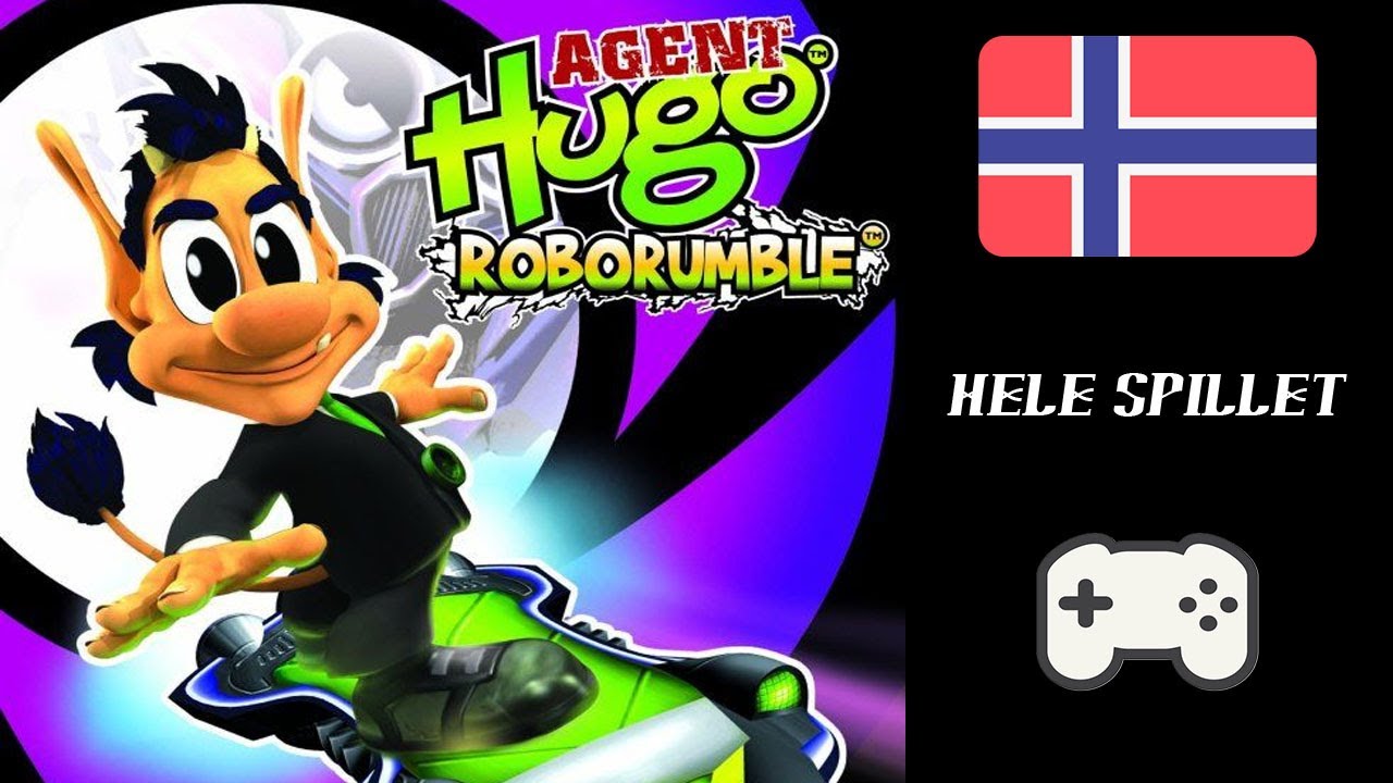 [HD] Agent Hugo: RoboRumble (2006) - PS2 - Norsk tale