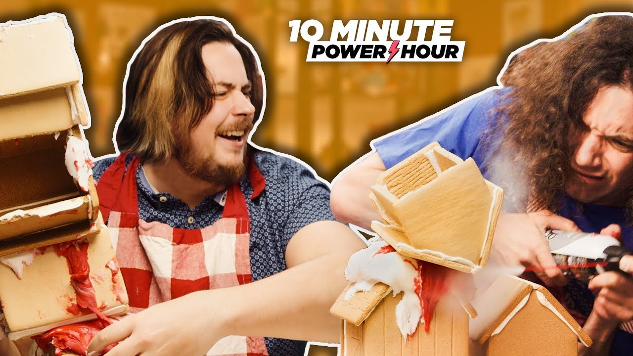 Building the TALLEST Gingerbread House! - Ten Minute Power Hour