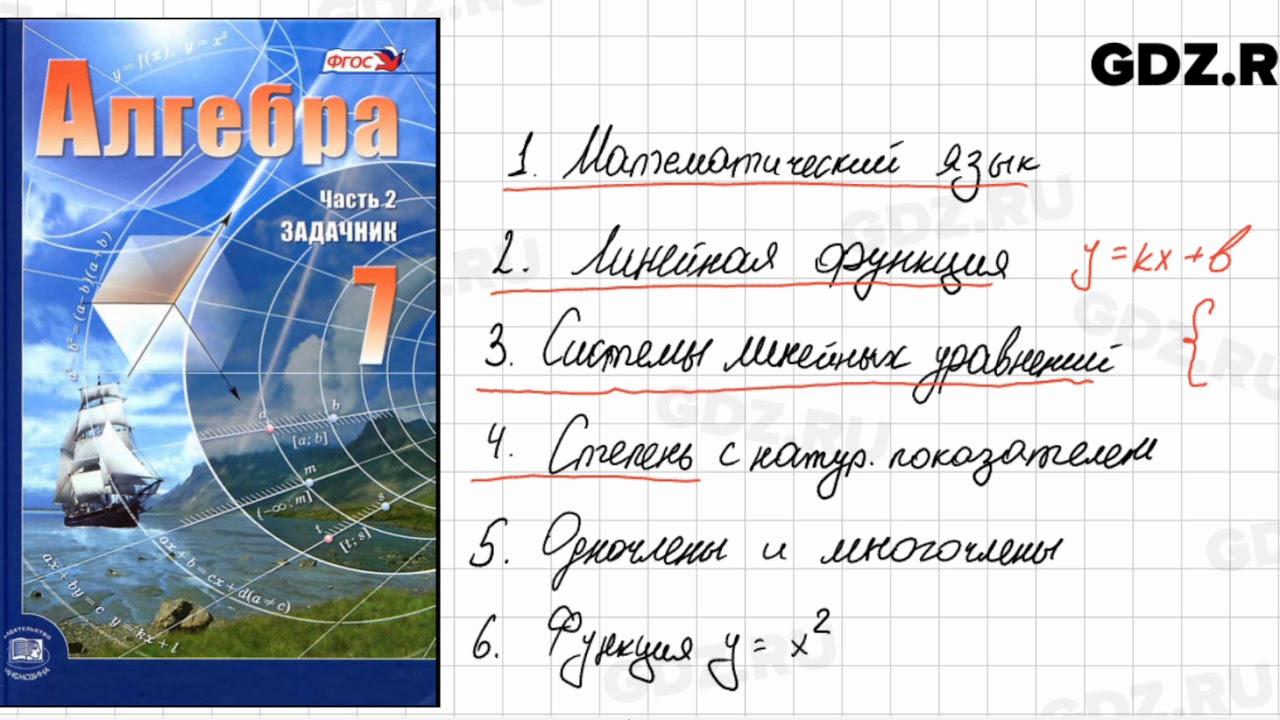 Алгебра 7 класс Мордкович