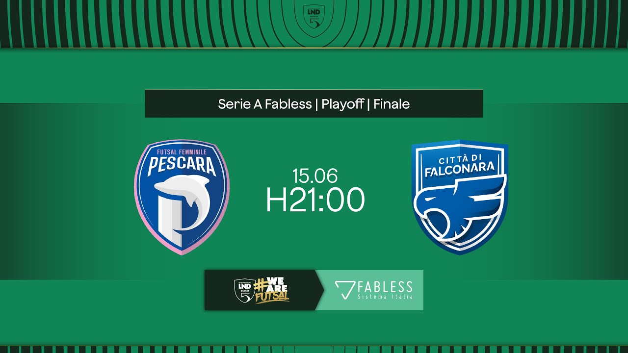 Pescara Femminile-Okasa Falconara 3-4 | Serie A Fabless 2024/2025 | Playoff | Finale