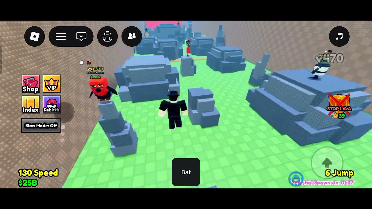 Playing Survive lava for brainrot