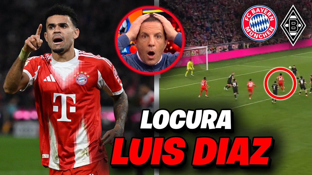 PRENSA MUNDIAL REACCIONA a GOL y ASISTENCIA de LUIS DIAZ BAYERN MUNICH vs Monchengladbach