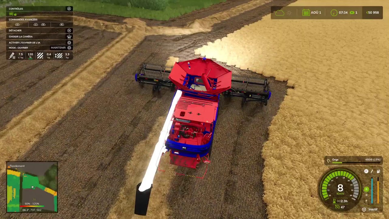Live Fs25 carrière suivi épisode 12 suite bienvenue a tous .La ferme des étoile La Pichoniere