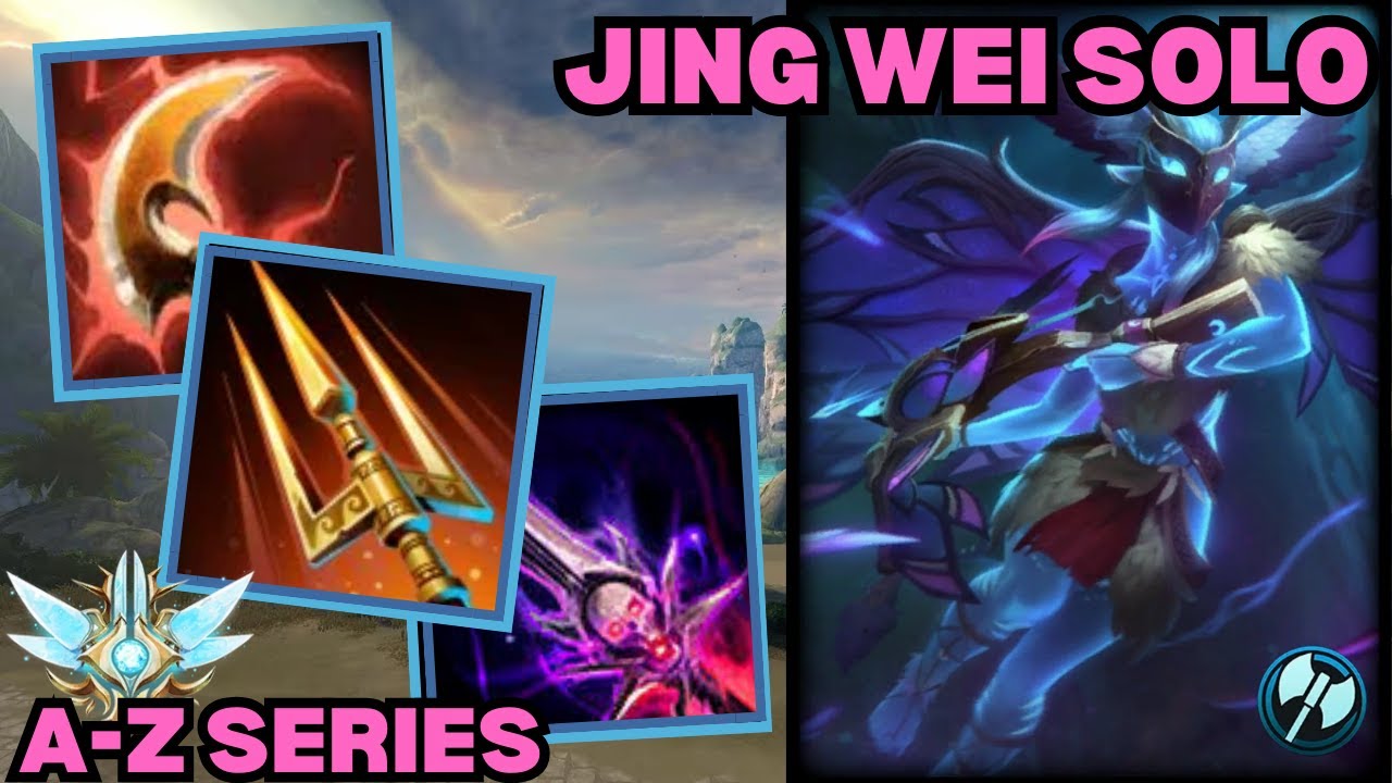 HYDRAS TWO SHOT BUILD!!! - A-Z Jing Wei Grandmasters Solo Smite