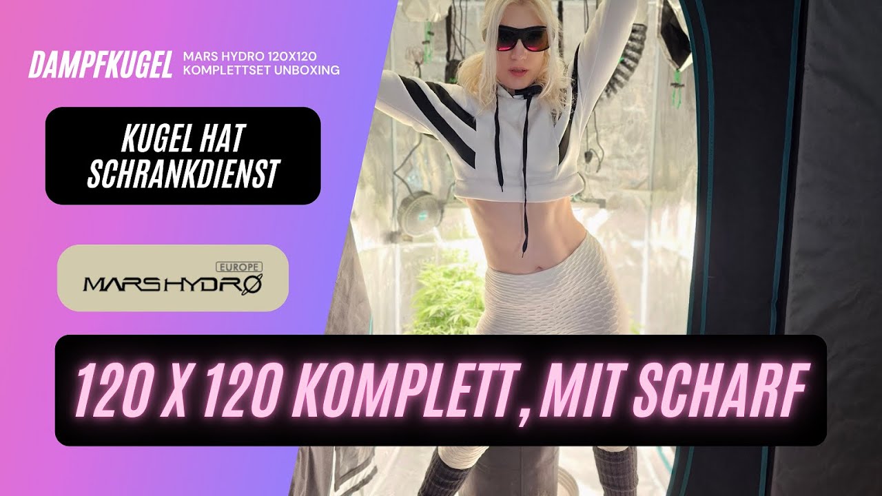 Mars Hydro Aufbau und Unboxing 120 x 120 mit FC  - 3000 300W Komplettset!