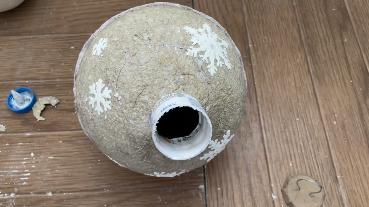DIY Esferas Con PAPEL MACHÉ | How to make PAPER MACHÉ SPHERES! Made in México 