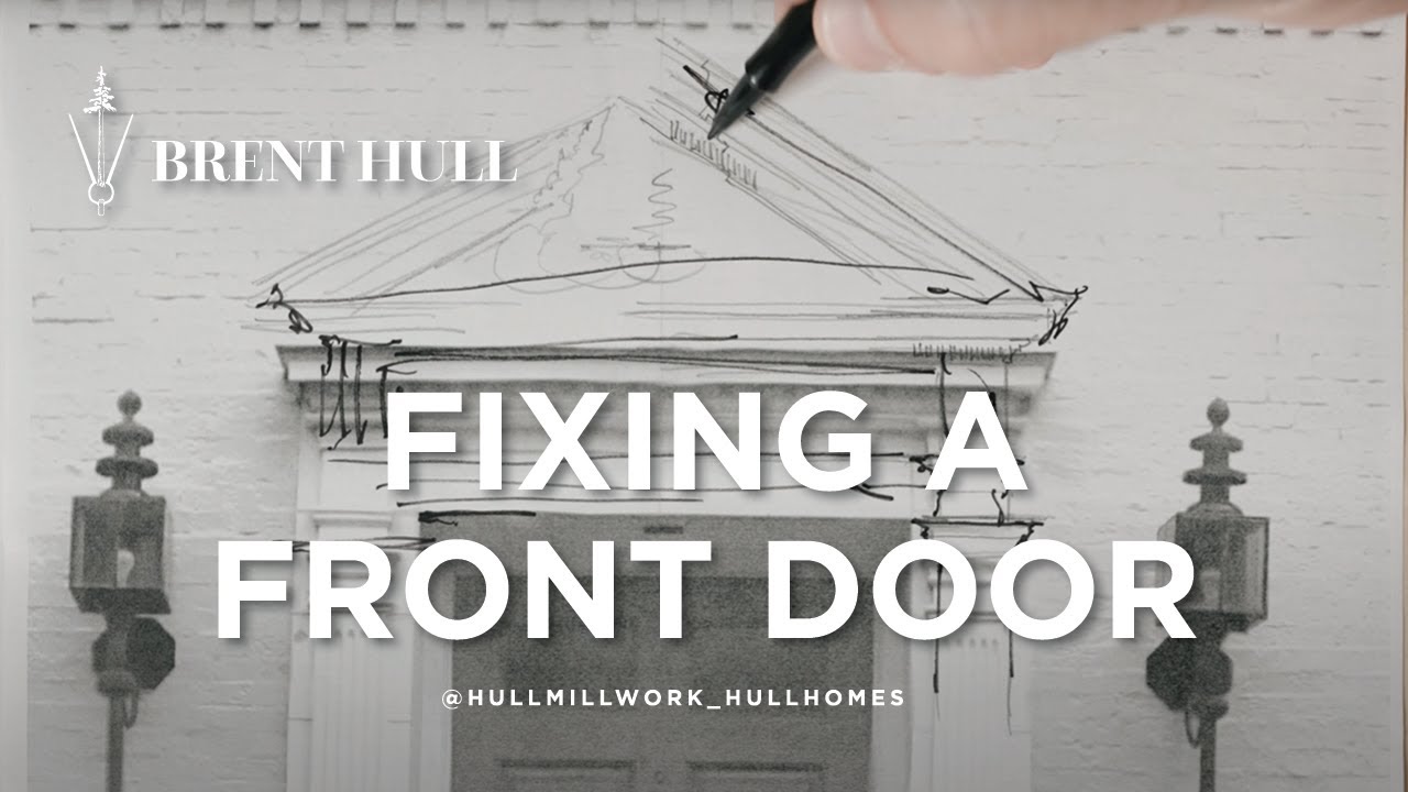 Fixing a Front Door—New Pediment