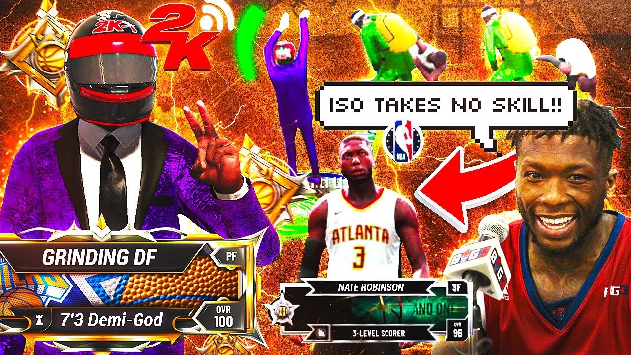 NATE ROBINSON said ISO is CHEESE so I took screens w/ LEGEND Steph Curry Build...Best Build NBA 2K20