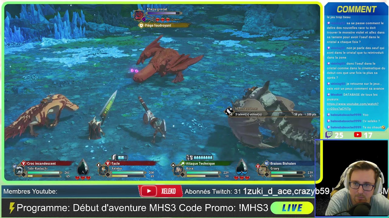 🔴La vie d'un Hunter ► Xeleko sur Monster Hunter Stories 3