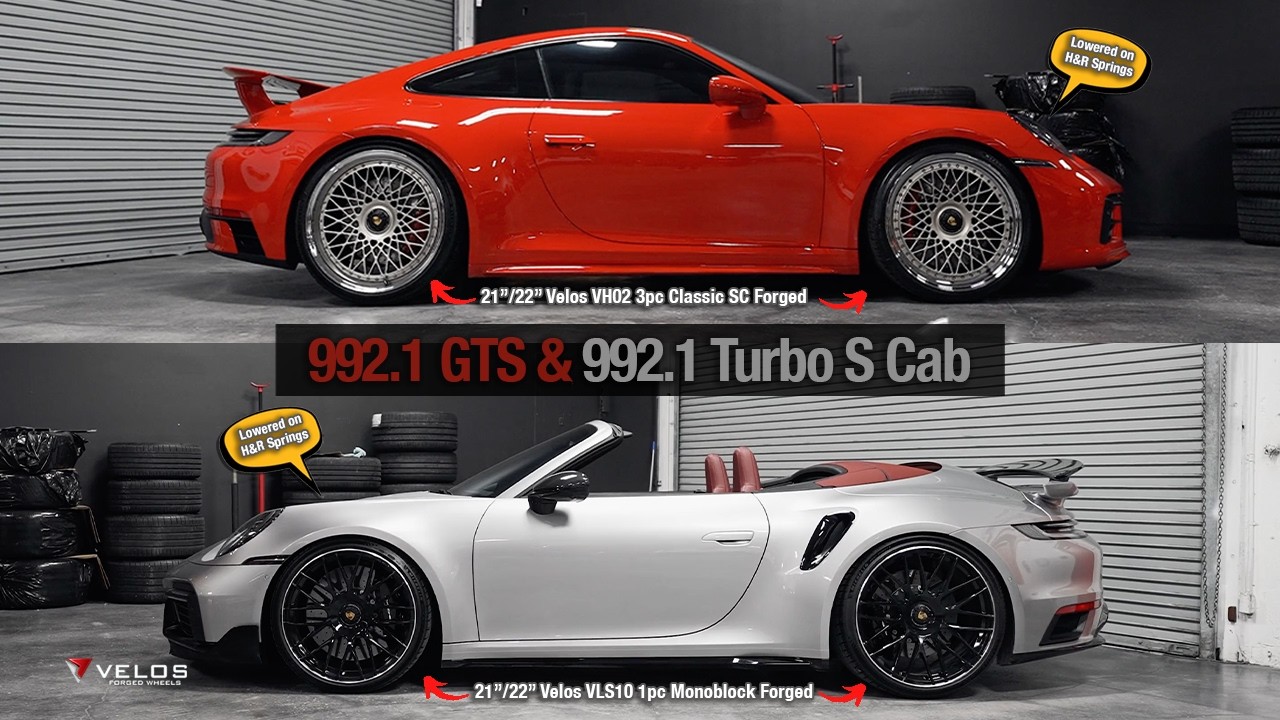 Porsche 992 GTS & Porsche Turbo S on Velos Wheels.. The Perfect Setup?!