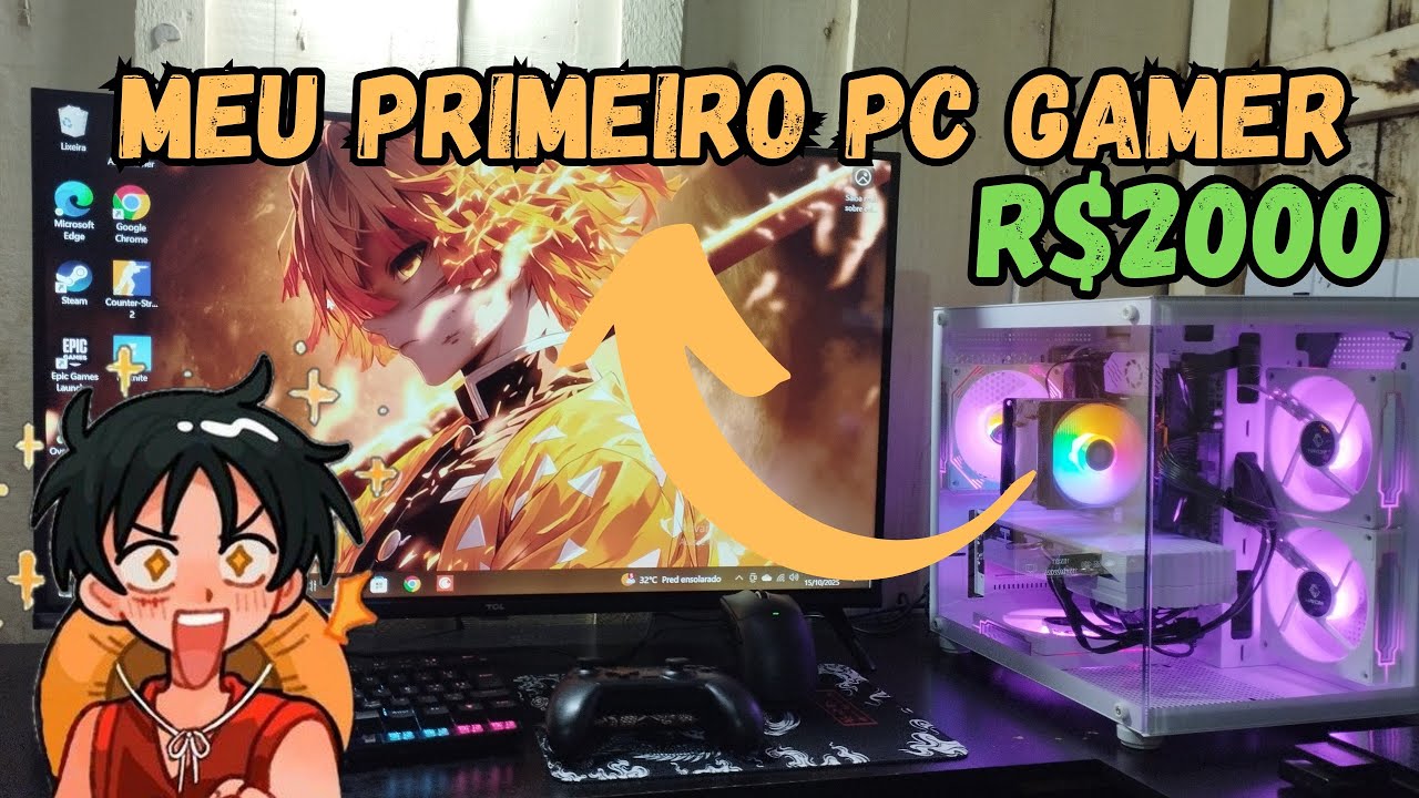 Montei meu primeiro PC GAMER (kit xeon E5-2680 v4) roda tudo 😱