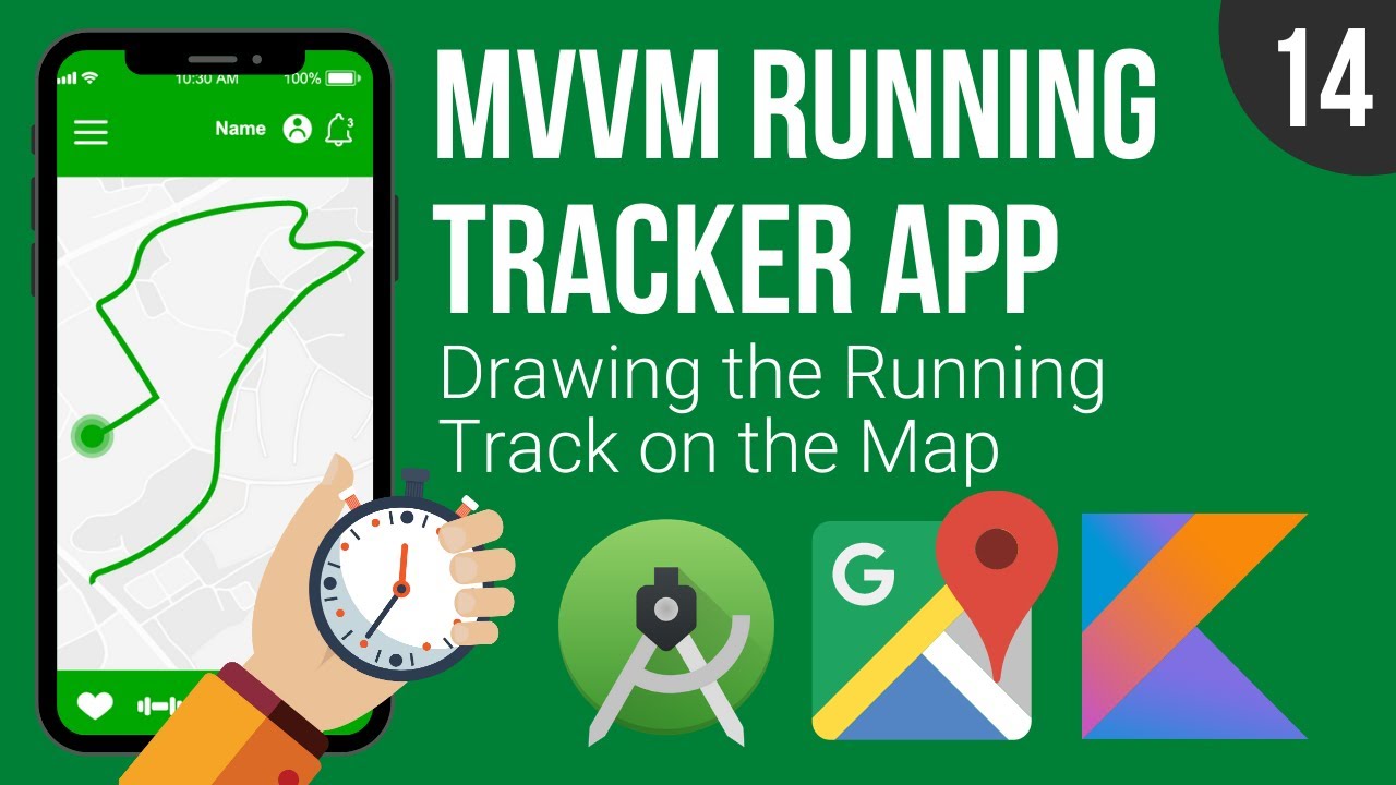Drawing the Running Track on the Map - MVVM Running Tracker App - Part 14