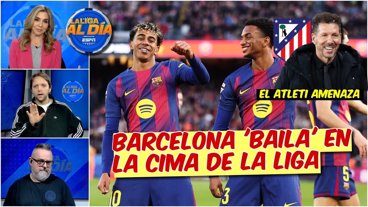 Barcelona NO SUELTA la CIMA de LA LIGA pero el ATLETI AMENAZA en Copa del Rey | La Liga Al Día