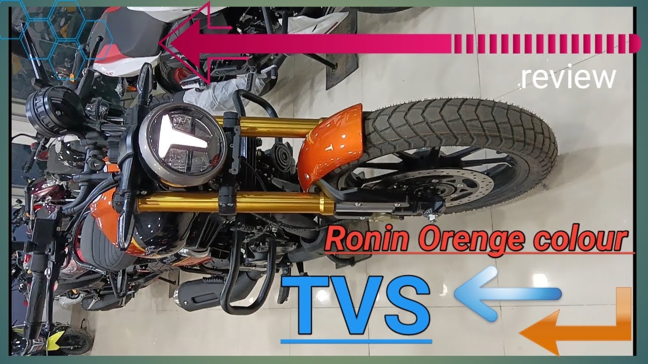 Orenge colour//TvS Ronin 225 Full Review//🏍️TVS
