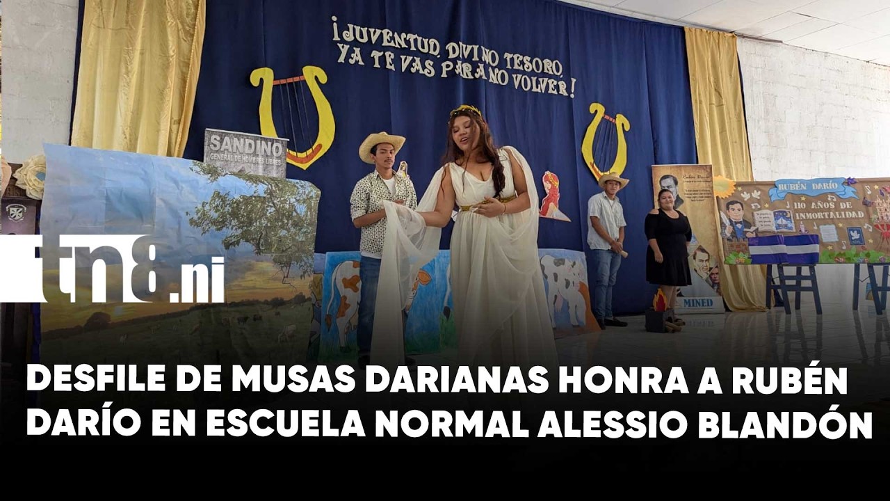 Escuela Normal celebra el legado de Rubén Darío en Managua