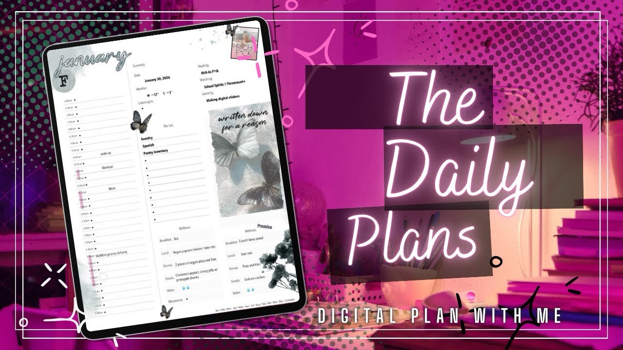How To: Daily Plan w/me 