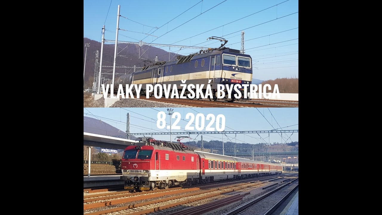 Vlaky Povazska Bystrica 8.2 2020