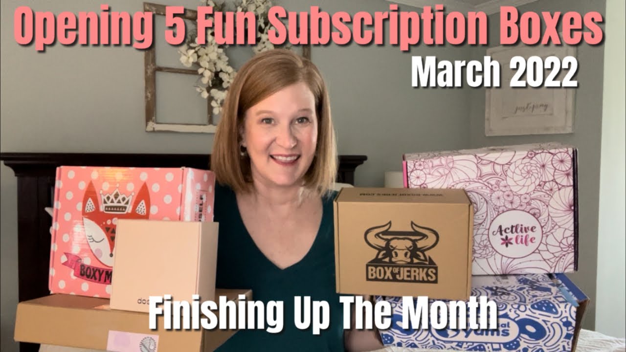 Opening 5 Fun Subscription Boxes | March 2022 | Finishing Up the Month