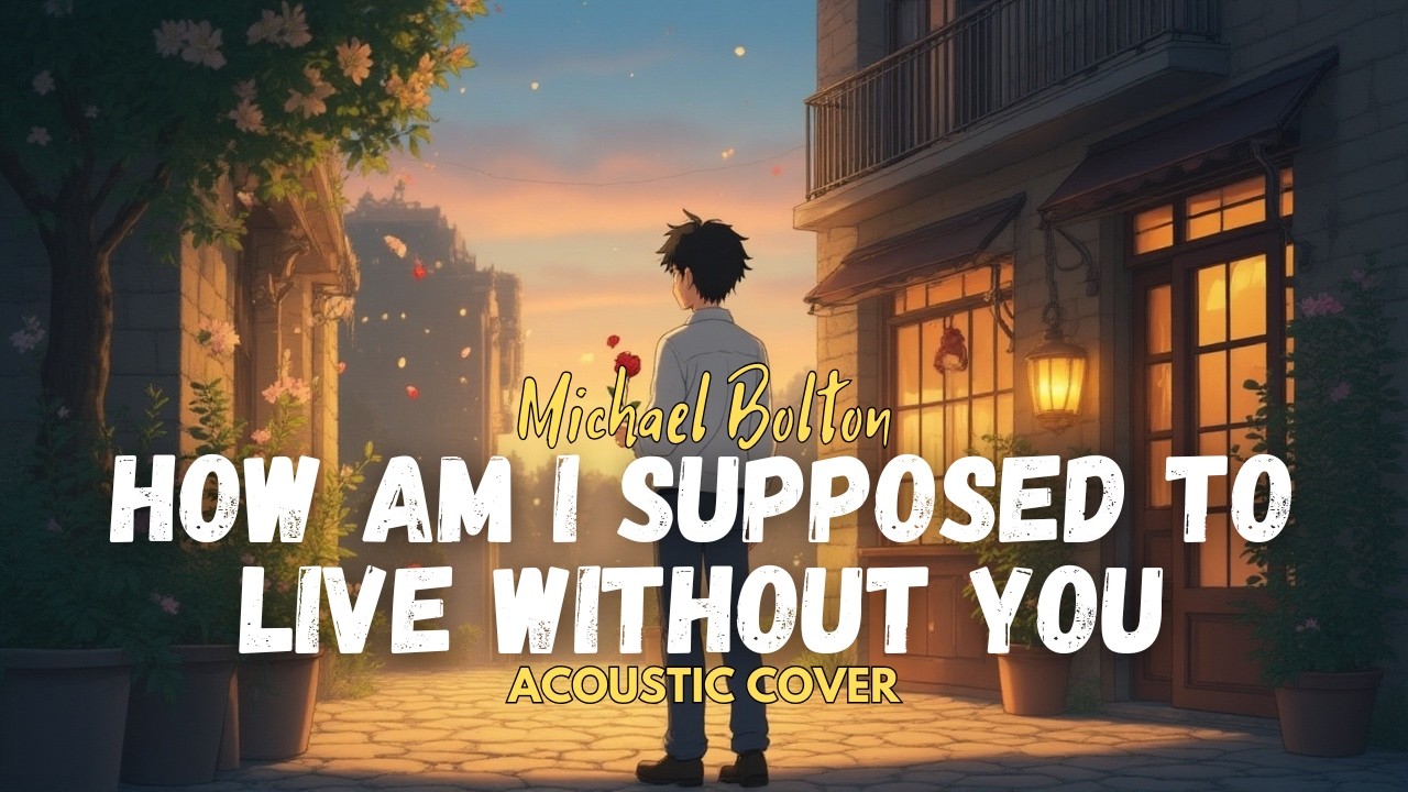 How Am I Supposed to Live Without You - Michael Bolton, Acoustic Love Song Cover